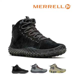 メレル MERRELL WRAPT MID WATERPROOF ラプト ミッド ウォータープルーフ メンズ Barefoot ベアフットシューズ Barefoot Hike ベアフット ハイク シューズ スニ｜relaaax