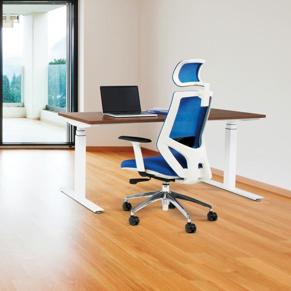 オフィスチェア FCM-11 肘付 / ヘッドレスト付 在宅勤務 自宅勤務 テレワーク オフィスワー...