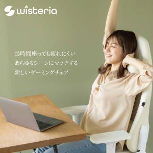 【低身長】ゲーミングチェア ファブリック ホワ...の詳細画像5