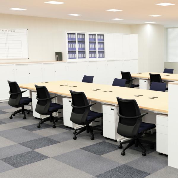 オフィスデスク FTH-N1200 オフィスデスク 机 スチールデスク 作業台 机 PCデスク パソ...