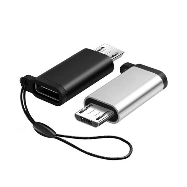 2個セットUSB Type C to Micro USB 変換アダプター 充電 データ転送 タイプC...