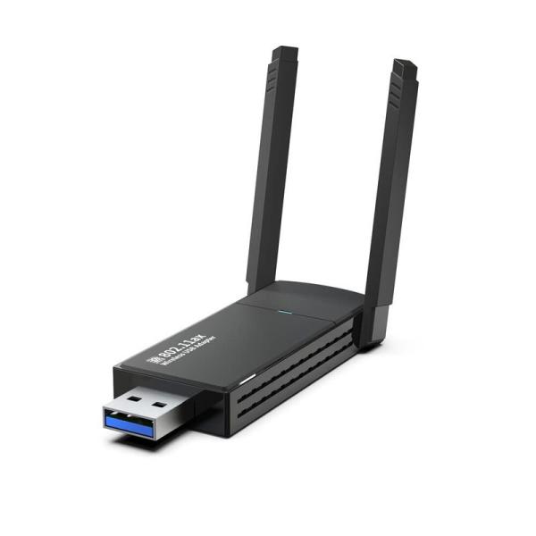 5GHz/Wi-Fi6 アダプターeppfun 無線lan 子機 WiFi 6 USB 3.0 無線...