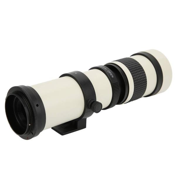望遠レンズ キヤノンEF-Sマウントカメラ用 420-800mm 口径F8.3-16 フルマニュアル...