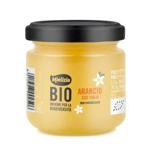 ミエリツィア Mielizia イタリア産 オレンジの 有機 ハチミツ ( 純粋 ) 110g ( 100% オーガニック 非加熱 ) 1