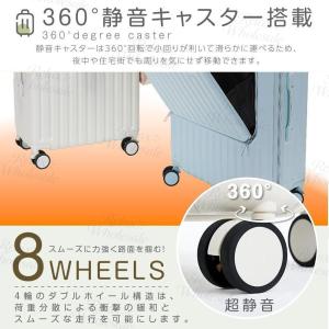 スーツケース 機内持ち込み 前開き キャリーケ...の詳細画像5