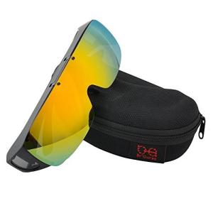 Br'Guras オーバーグラス 偏光サングラス メガネをかけたまま対応のサングラス 跳ね上げ式 UV400 紫外線カット サイクリング 釣り ランニ