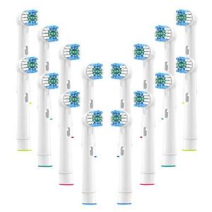 WyFun ブラウン オーラルB 対応 電動歯ブラシ 替えブラシ ベーシックブラシ EB20 16本