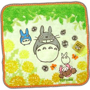 トトロ ミニタオル ハンカチタオル らくがきメイ 25x25cm 綿100％