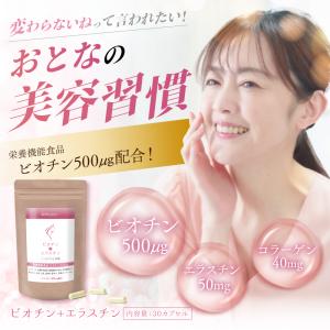 ビオチン+エラスチン ビタミン コラーゲン 亜...の詳細画像1