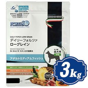 FORZA10 ドッグ デイリーフォルツァ ミディアムフィッシュ 3kg（500g×6 
