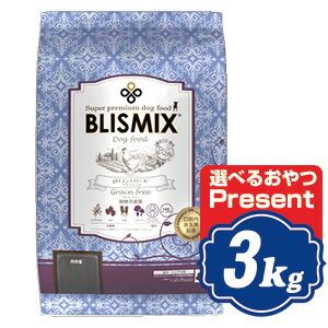 ブリスミックス ドッグフード pHコントロール グレインフリーチキン小粒 3kg BLISMIX k｜relish