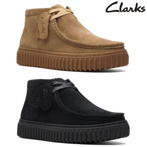Clarks（クラークス） デッキシューズ TORHILL HI メンズシューズ 厚底