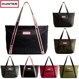 【値下げしました】HUNTERトップ クリップ ubs 1201kbm ナイロン ミディアム トップ クリップ トート バッグ - ブラック