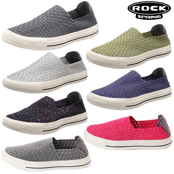 ROCK SPRING ロックスプリング メンズ レディース スニーカー スリッポン カジュアル シ...