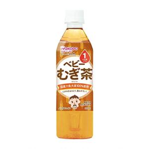 和光堂 ベビーのじかん むぎ茶 [1ヶ月頃から] 500ml×24本 ベビー飲料｜Re.load