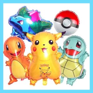 【即納】ポケモン　バルーン　5点セット　誕生日　装飾　パーティー　風船 ナンバー　No. 数字