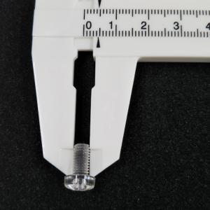 (+)なべ小ねじ透明 M5×10mmの詳細画像1