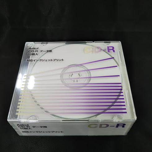 ASKUL　CD-Rデーター用10枚