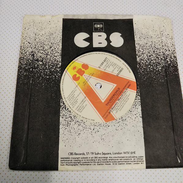 Jeff Wayne/Thunderchild　CBS M 6477　７インチ中古レコード送料無料