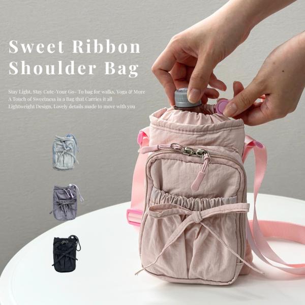 ミニショルダーバッグ レディース ペットボトルホルダー 大容量 斜め掛け 軽い 肩掛け スマホショル...