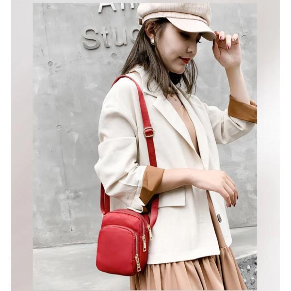 ショルダーバッグ レディース シンプル スマホポーチ ポシェット おしゃれ 軽量  メンズ 縦型 ミ...