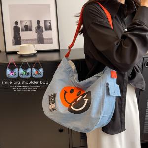 ショルダーバッグ デニムバッグ レディース 2way 斜め掛け ホーボー 小さめ かわいい おしゃれ トートバッグ デニム