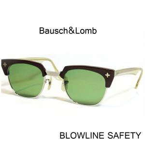 Bausch&Lomb BLOWLINE SAFETY CROSS 1950'S Vintage ボシュロム ヴィンテージメガネ 眼鏡 サングラス｜reminence
