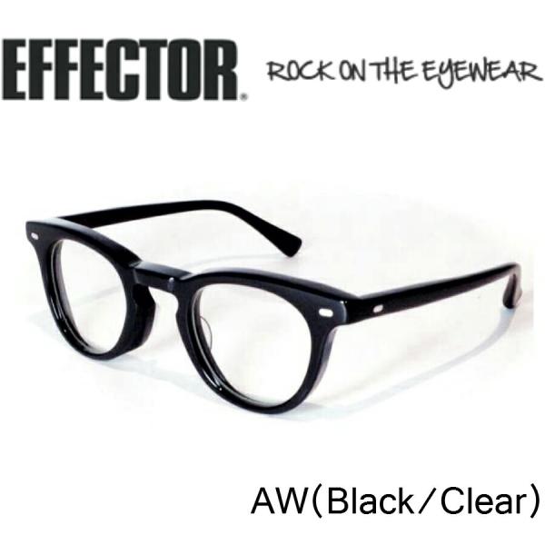 EFFECTOR× .efiLevol エフェクター 眼鏡 メガネ AW エーダブリュ− BK ブラ...