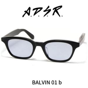 A.D.S.R. adsr サングラス SATCHMO サッチモ 03 クリアフレーム ブルー