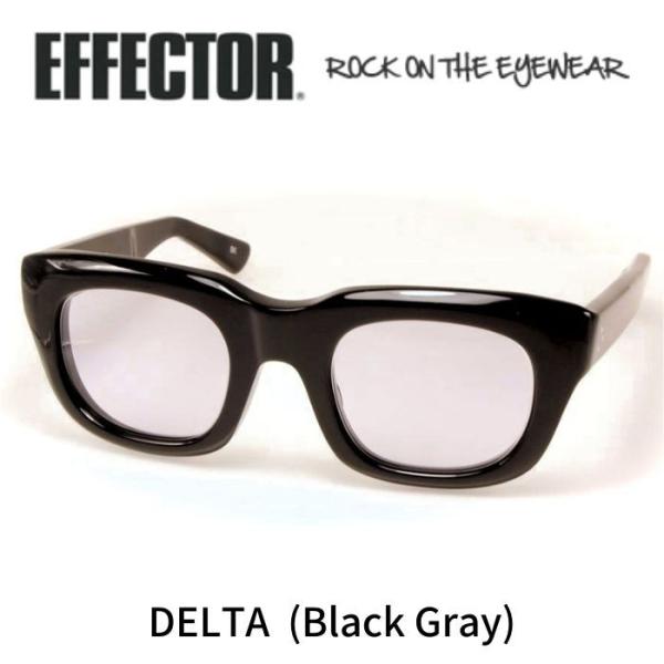 EFFECTOR エフェクター 眼鏡 サングラス DELTA デルタ BK ブラック グレーレンズ