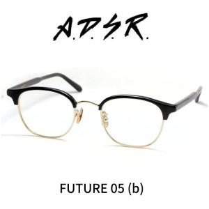 A.D.S.R. adsr メガネ 眼鏡 BAZ バズ 02 ゴールド クリア ADSR