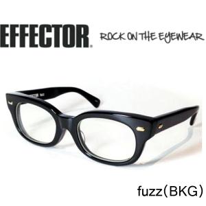 EFFECTOR エフェクター 眼鏡 メガネ fuzz ファズ BKG (ブラック / 金具ゴールド)｜reminence