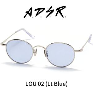 A.D.S.R. adsr サングラス SATCHMO サッチモ 03 クリアフレーム ブルー