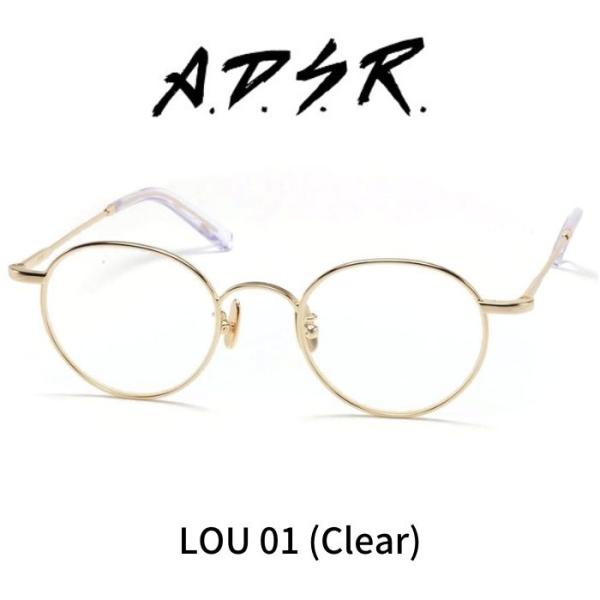A.D.S.R. adsr サングラス LOU ルー 01 ゴールド クリア ADSR エーディーエ...