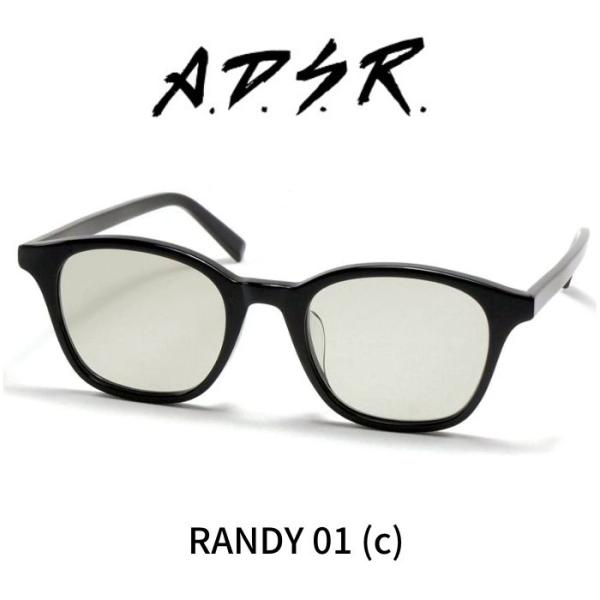 A.D.S.R. adsr サングラス RANDY ランディー 01 (Shiny Black / ...