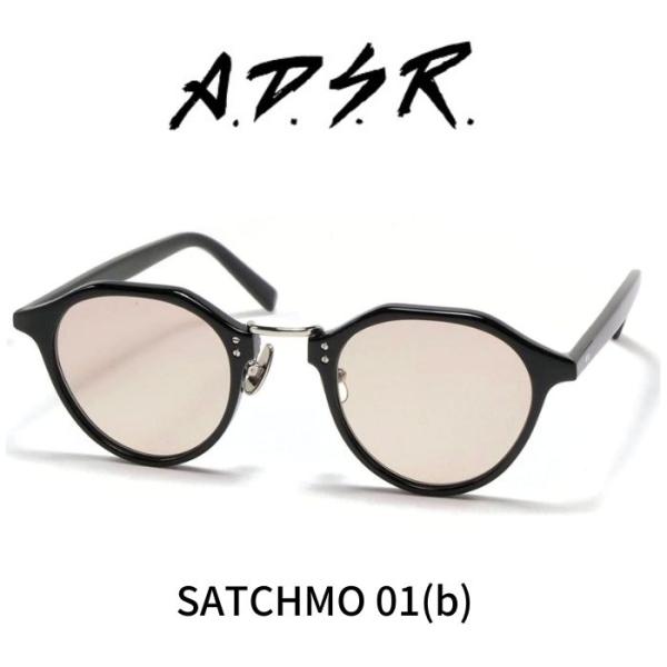 A.D.S.R. adsr サングラス SATCHMO サッチモ 01 b ブラック シルバー ブラ...