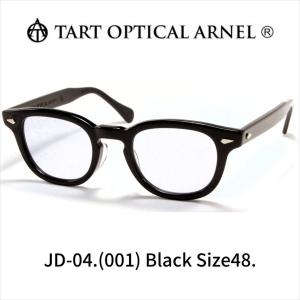 タートオプティカル アーネル 眼鏡 メガネ セルロイド TART OPTICAL ARNEL  JD-04 size48 BK ブラック　｜reminence