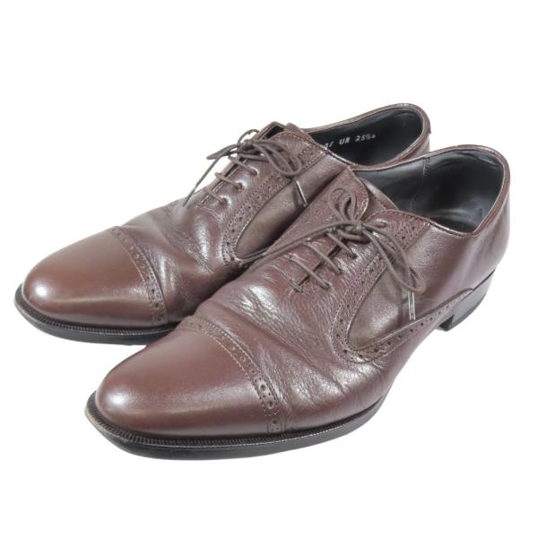 美品 REGAL リーガル ストレートチップ ドレスシューズ メダリオン ビジネス 革靴 レザーシュ...