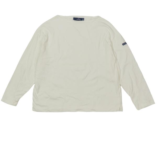 SAINT JAMES セントジェームス 七分袖 Tシャツ カットソー バスクシャツ ロゴ 刺繍 コ...