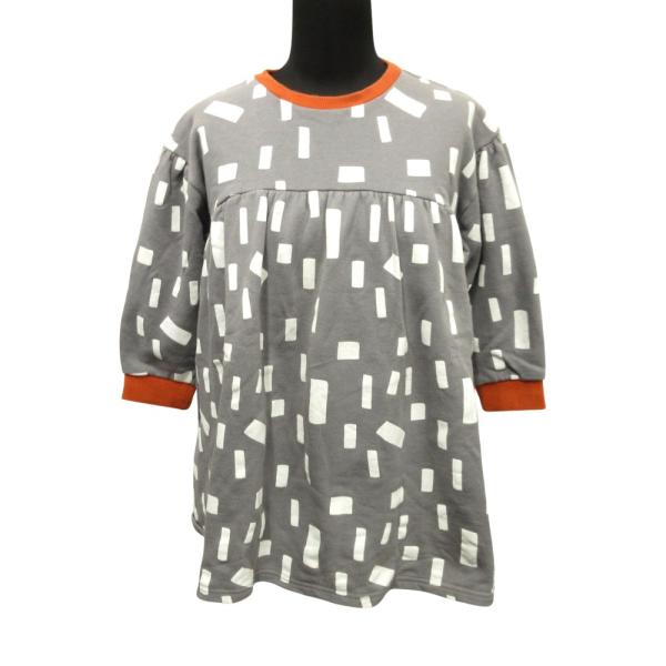 良品 frankygrow フランキーグロウ エルボーパッチ ワンピース チュニック スウェット カ...