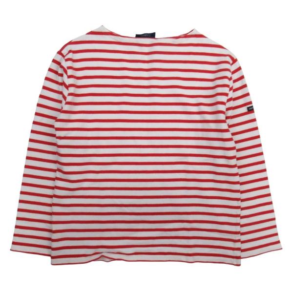 美品 SAINT JAMES セントジェームス OUESSANT BORDER ウェッソン バスクシ...