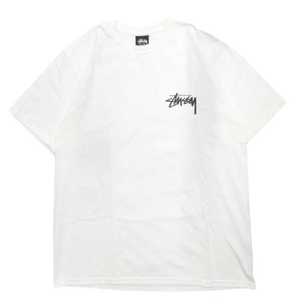 美品 23SS STUSSY ステューシー PLUSH TEE プリント Tシャツ カットソー 半袖...