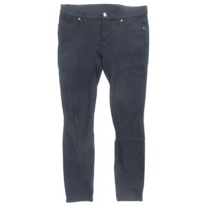 良品 TOMMY HILFIGER トミーヒルフィガー スキニー スウェット パンツ ボトムス ジップアップ イージー スリム ストレッチ ロゴ レディース 古着 中古