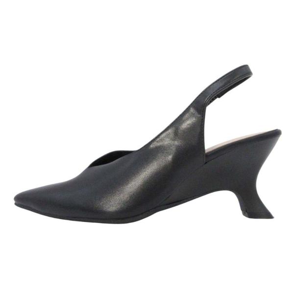 美品 Lugnoncure ルノンキュール スリングバック パンプス シューズ ポインテッドトゥ M...