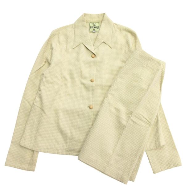 良品 Jocomomola ホコモモラ セットアップ スーツ ジャケット スカート ひざ丈 サイズ4...