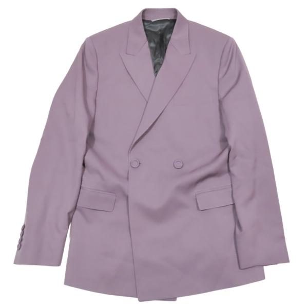 未使用 22aw DIOR ディオール テーラード ジャケット ダブルブレスト ピークドラペル 総裏...