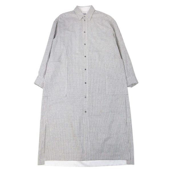 良品 23aw BLAMINK ブラミンク FOX BROTHERS生地 ウールフランネル チェック...