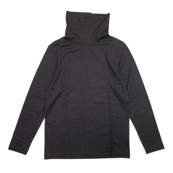 新品同様 ID DAILYWEAR アイディーデイリーウエア タートルネック 無地 長袖 カットソー...