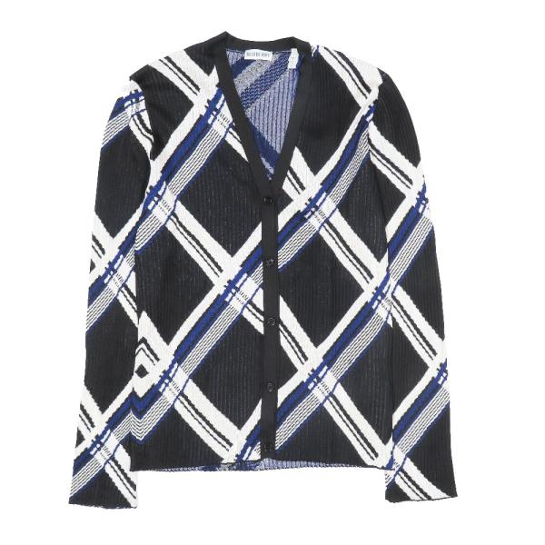 未使用 BURBERRY バーバリー ダニエル・リー チェック ジャガード シルク カーディガン ス...