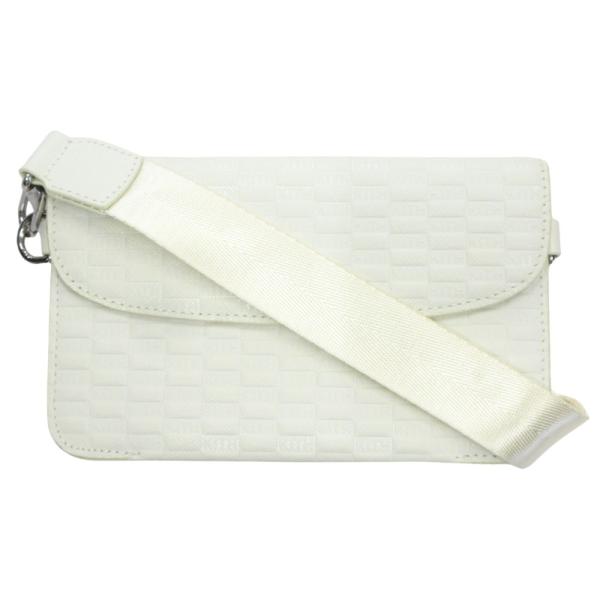 美品 24SS KITH キス モノグラム ダブル ポーチ クロスボディ ショルダー バッグ 鞄 ロ...